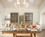 het ontbijtbuffet