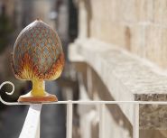 zicht vanaf dakterras op historisch lecce